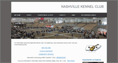 Desktop Screenshot of nashvillekennelclub.org